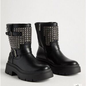 Torrid studded moto bootie